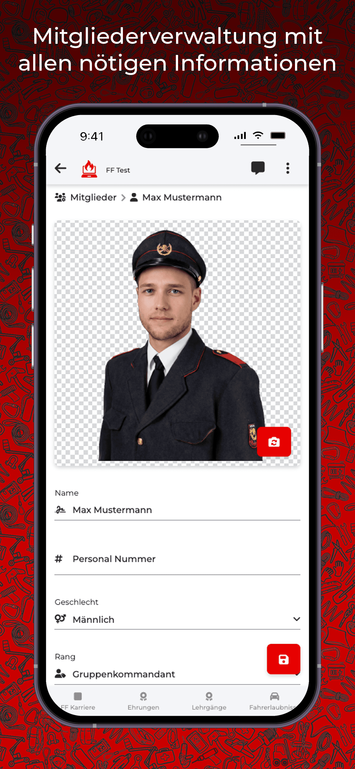 FF Manager Screenshots Iphone DE Mitglieder