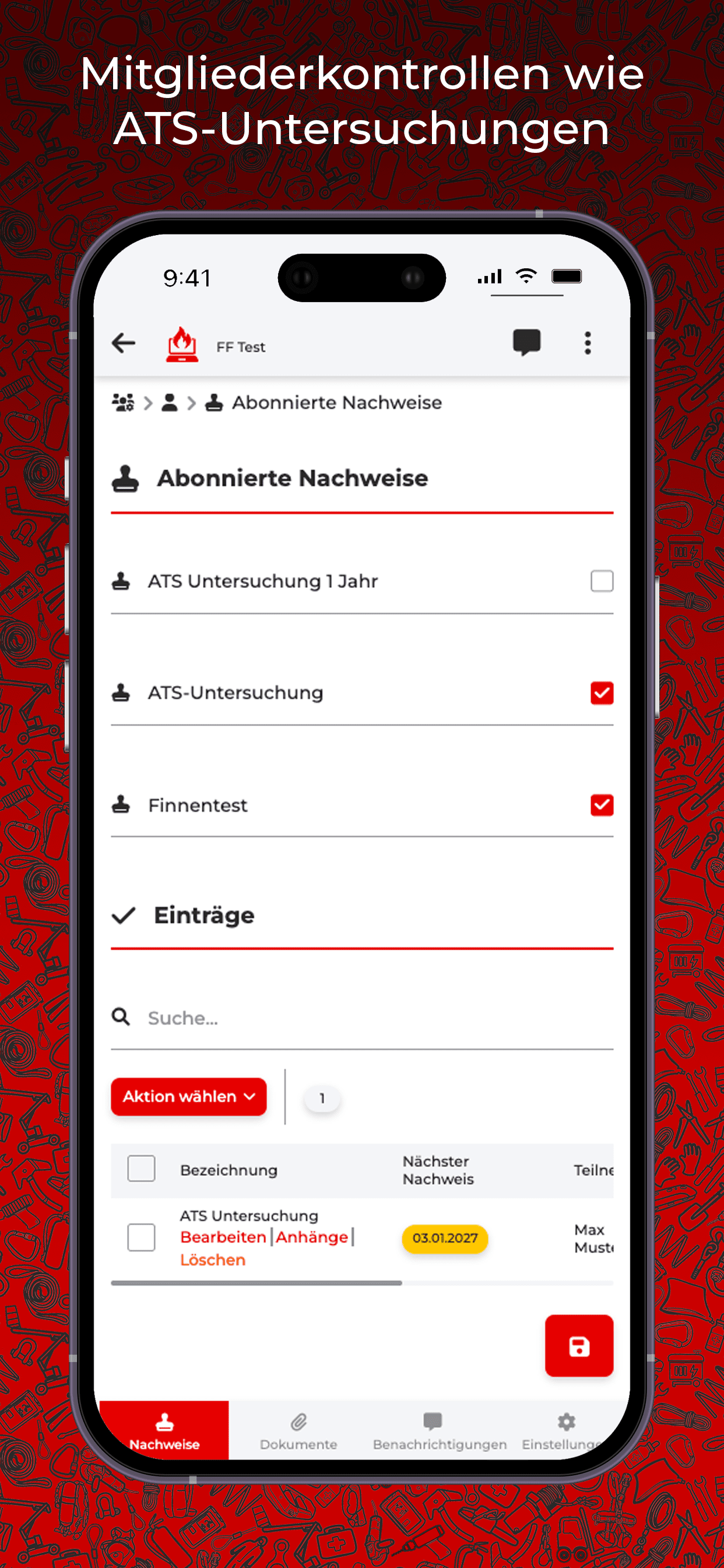 FF Manager Screenshots Iphone DE Nachweise