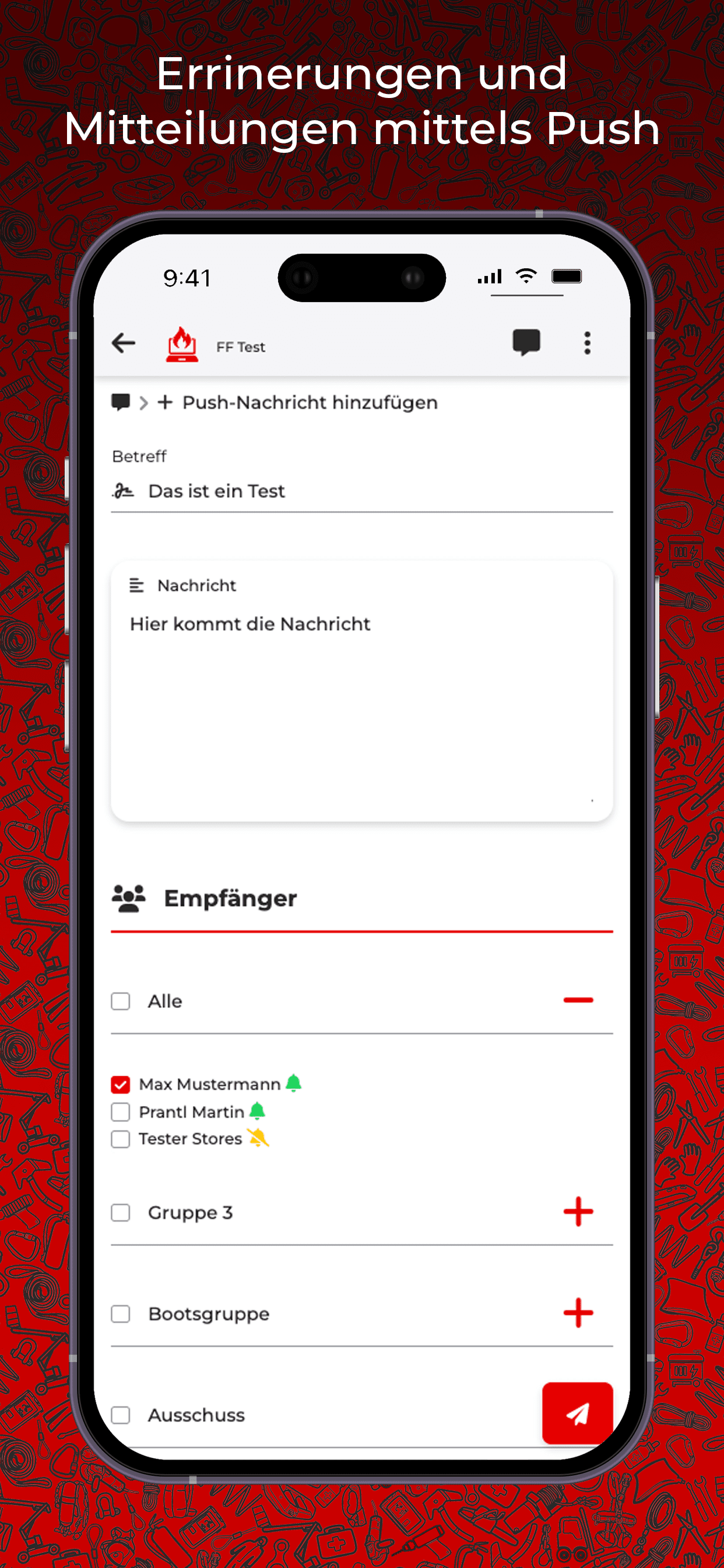 FF Manager Screenshots Iphone DE Push